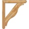 Ekena Millwork Funston Craftsman Rough Sawn Bracket w/ Offset Brace, Western Red Cedar, 6"W x 34"D x 40"H BKT0604X34X40FST04RWR - alternate 4
